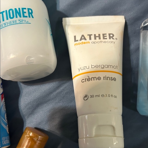 Vibrant Pink Toiletry Bag with Zipper and travel items. - Picture 10 of 14